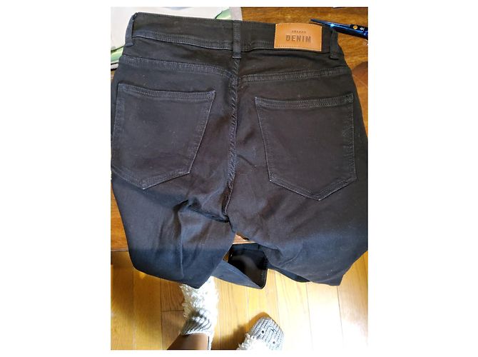 Vaqueros SéZane negros de algodón Talla 26 - vista 3