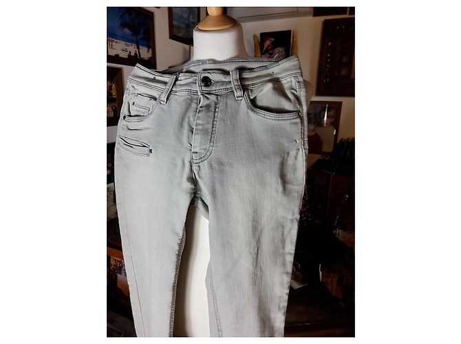 Vaqueros Comptoir Des Cotonniers Grises Talla 36 - vista 10