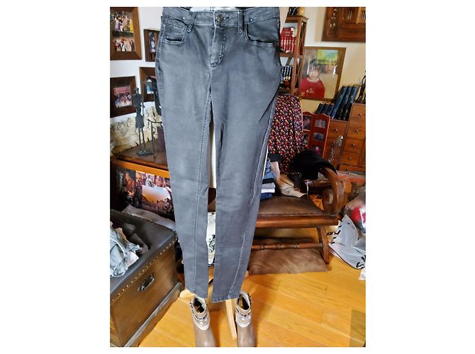 Vaqueros negros Comptoir Des Cotonniers Talla 36 - vista 9