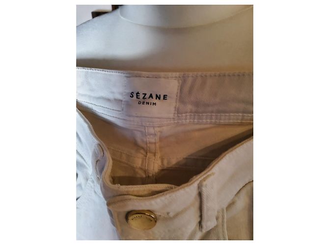 Vaqueros blancos SéZane de algodón Talla 36 - vista 5