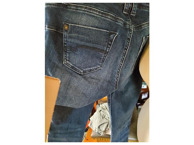 Vaqueros Freeman Porter Azul Marino Algodón Talla 36 - vista 6