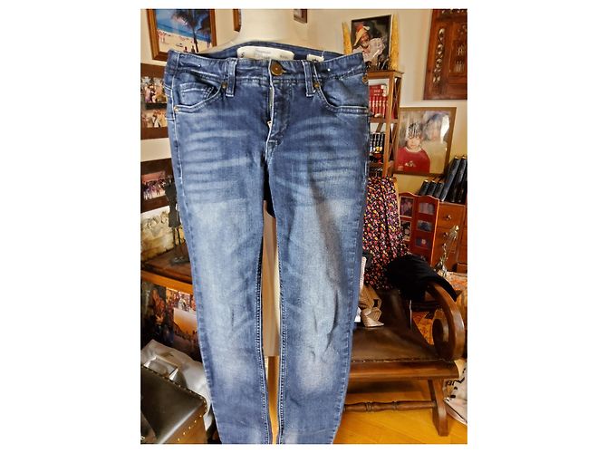 Vaqueros Freeman Porter Azul Marino Algodón Talla 36 - vista 9
