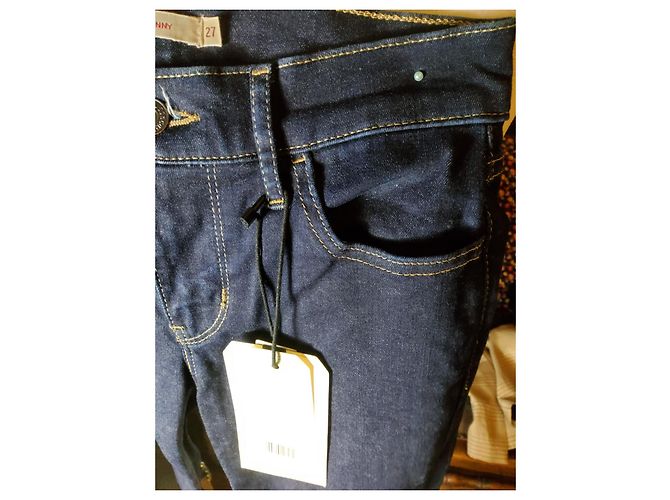 Levi's Super Skynny 710 Vaqueros Azul Oscuro Algodón - vista 6