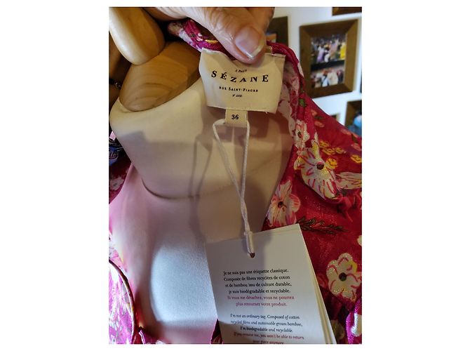 SéZane Bluse rosa Viscose Größe 36 Pink - Ansicht 9