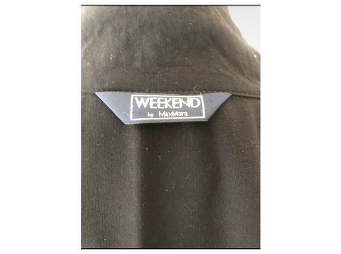 Giacca Weekend Max Mara nera in lycra Nero - vista 9