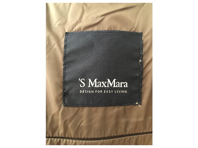Max Mara Jacke Dunkelbraun Polyester - Ansicht 6
