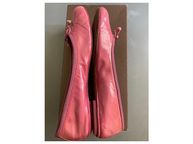 Louis Vuitton Bailarinas de charol rosa - vista 10
