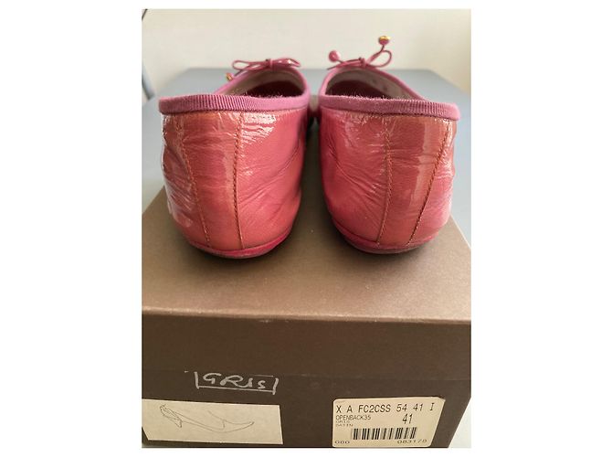 Louis Vuitton Bailarinas de charol rosa - vista 5