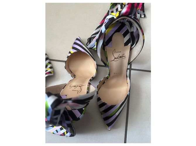 Christian Louboutin Dolce del deserto 100 Multicolore - vista 3