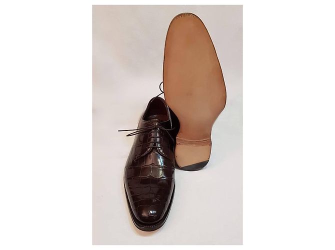 Silvano Lattanzi Derby stringate Marrone scuro - vista 4