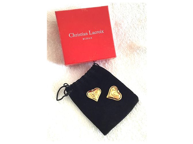 Orecchini Christian Lacroix placcati oro D'oro - vista 2