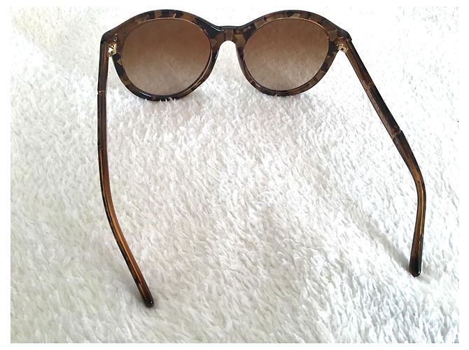 Gafas de sol Michael Kors MK 2048 Redondas Marrones Acetato Castaño - vista 3