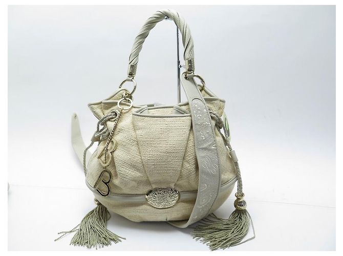 BOLSO DE MANO LANCEL BRIGITTE BARDOT BB A04657 BOLSO BANDOLERA DE PIEL ALGODÓN - vista 2