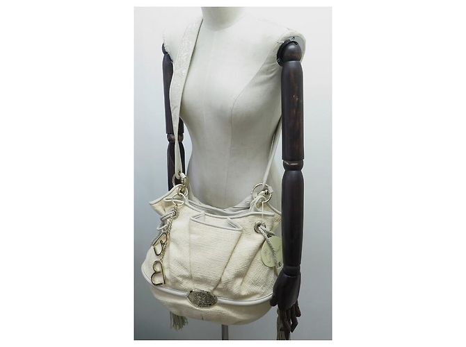 BOLSO DE MANO LANCEL BRIGITTE BARDOT BB A04657 BOLSO BANDOLERA DE PIEL ALGODÓN - vista 6