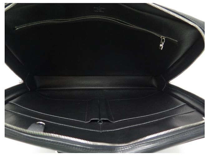 Borsa Louis Vuitton Sirius 40 PORTA DOCUMENTI IN PELLE EPI NERA Nero - vista 7