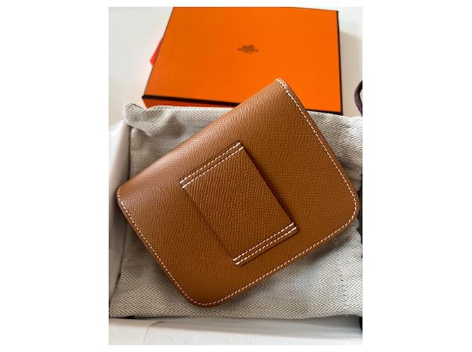 Constance Hermès Constanza Slim Marrón oscuro - vista 2