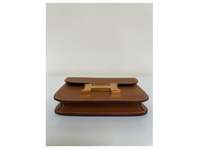 Constance Hermès Constanza Slim Marrón oscuro - vista 4