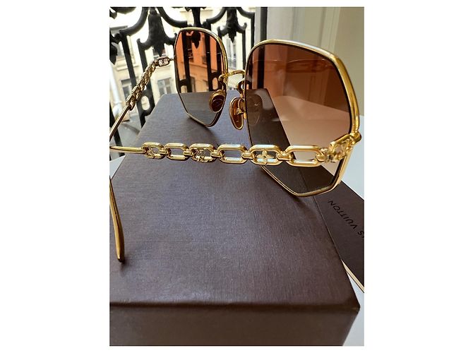 Louis Vuitton My Lv Chain Brille Gold hardware - Ansicht 4