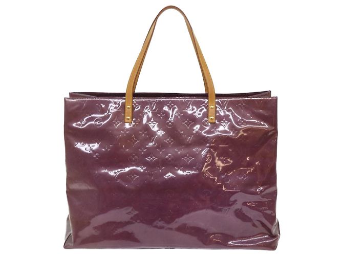 LOUIS VUITTON Monogram Vernis Reade GM Tote Bag Viola M91085 LV Auth yk7709 Porpora - vista 13