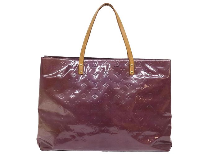 LOUIS VUITTON Monogram Vernis Reade GM Tote Bag Viola M91085 LV Auth yk7709 Porpora - vista 2