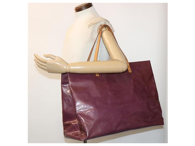 LOUIS VUITTON Monogram Vernis Reade GM Tote Bag Viola M91085 LV Auth yk7709 Porpora - vista 21