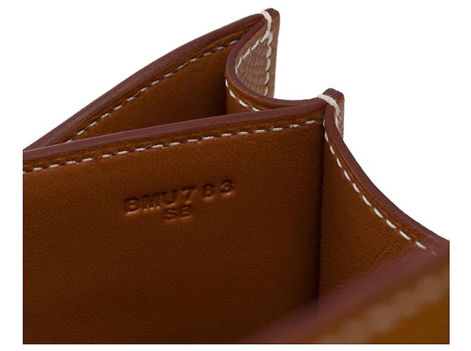 Hermès Sac HERMES Constance en Cuir Doré - 101344 - vue 7