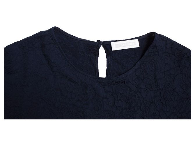 Autre Marque S t. Emilio, Top azul con estampado floral.. - vista 5