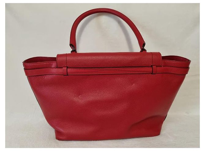 Lancel Neo Charlie Bag Vermelho Modelo Grande - vista 2