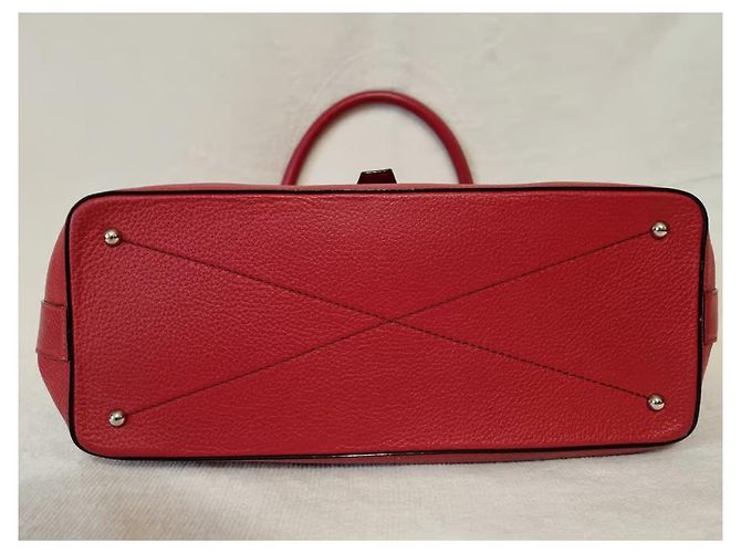 Lancel Neo Charlie Bag Vermelho Modelo Grande - vista 3