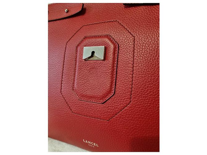 Lancel Neo Charlie Bag Vermelho Modelo Grande - vista 4