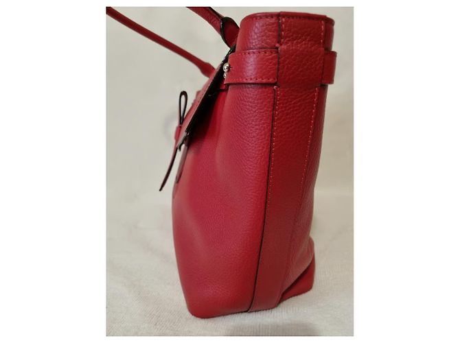 Lancel Neo Charlie Bag Vermelho Modelo Grande - vista 6