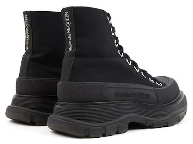 Alexander Mcqueen ALEXANDER MC QUEEN Sneakers stringate in tessuto nero T36 Ottime condizioni - vista 2