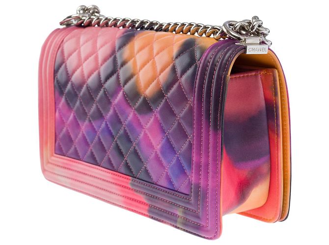 Boy Borsa CHANEL Bambino in Pelle Multicolor - 101355 Multicolore - vista 4
