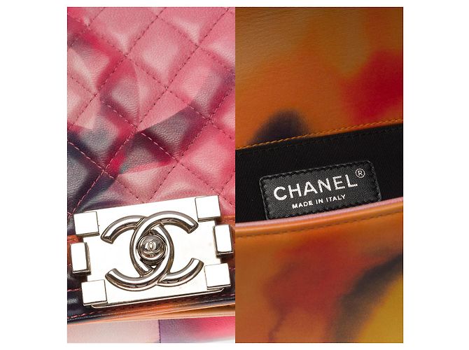 Boy Borsa CHANEL Bambino in Pelle Multicolor - 101355 Multicolore - vista 5
