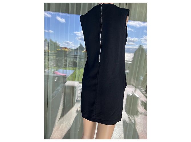 Acne Dana Paw11 Kleid Schwarz Wolle - Ansicht 3
