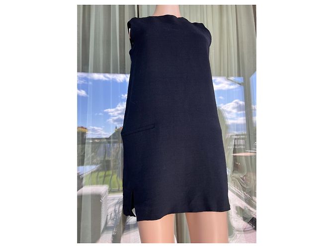 Acne Dana Paw11 Kleid Schwarz Wolle - Ansicht 4
