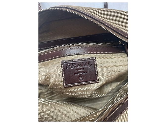 Prada Vintage Handtasche Beige - Ansicht 11