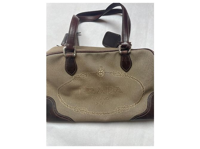 Prada Vintage Handtasche Beige - Ansicht 12