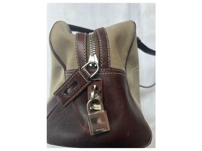 Prada Vintage Handtasche Beige - Ansicht 6