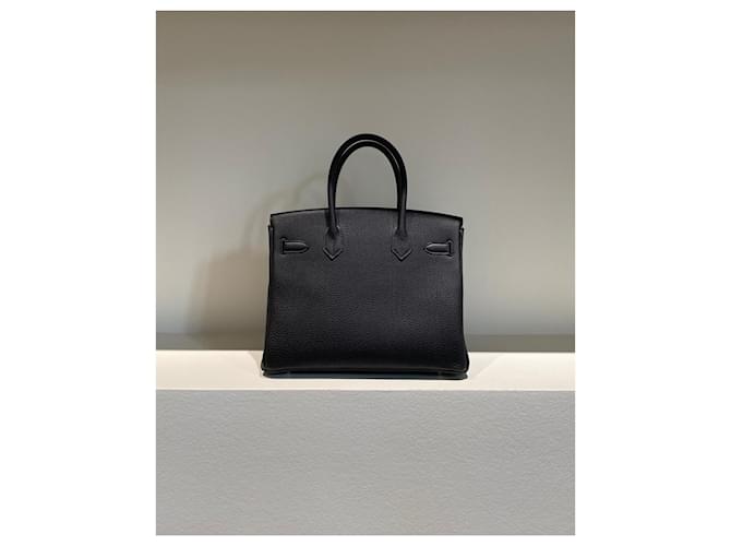 Hermès Birkin 30 in pelle Togo nera Nero - vista 3