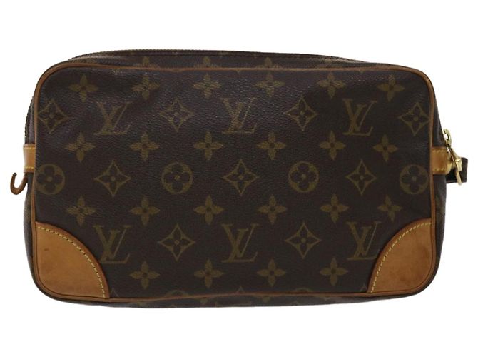 Pochette LOUIS VUITTON con monogramma Marly Dragonne GM M51825 LV Auth em4804 - vista 2