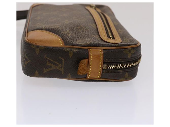 Pochette LOUIS VUITTON con monogramma Marly Dragonne GM M51825 LV Auth em4804 - vista 3