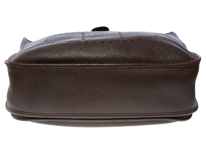 Hermès Sac HERMES Evelyne en Cuir Marron - 101349 - vue 11