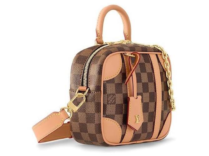 Louis Vuitton LV Valisette Souple BB Marrone - vista 4