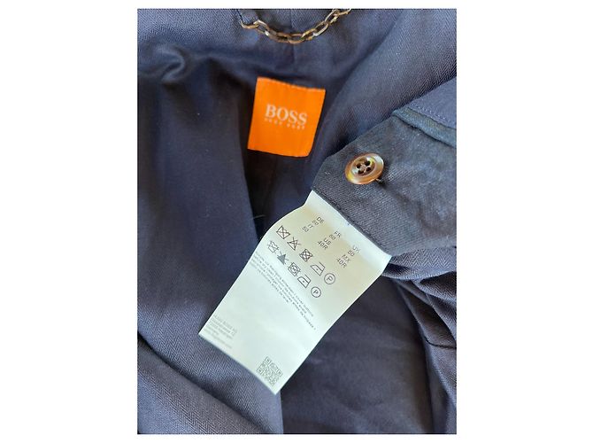 Giacca Blazer Hugo Boss Blu in Cotone - vista 2