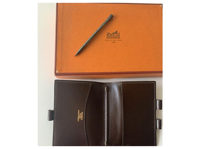 Hermès Wallets Small accessories Dark brown - view 4