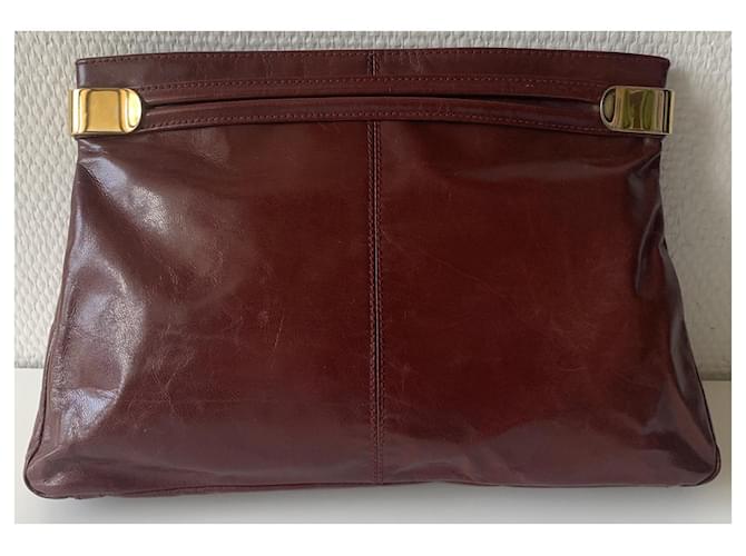 Rodo Pochette Bordò Gold hardware - vista 3