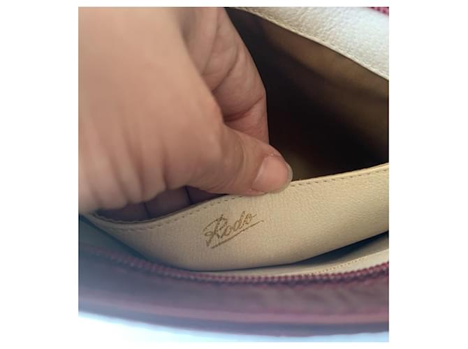 Rodo Pochette Bordò Gold hardware - vista 4