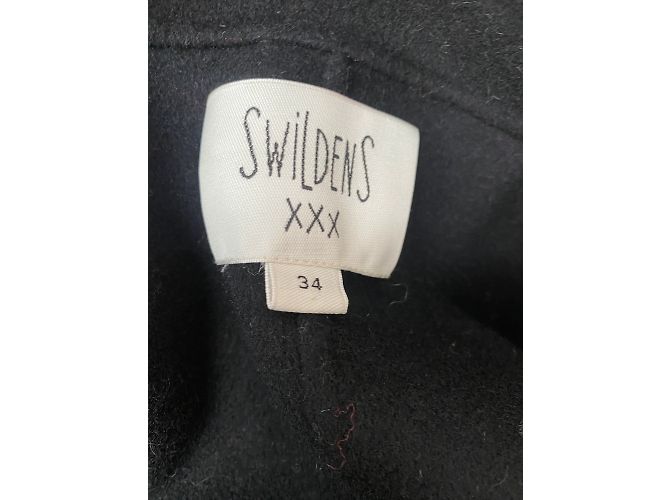 SWILDENS Giubbotti T.fr 34 WOOL Nero - vista 5