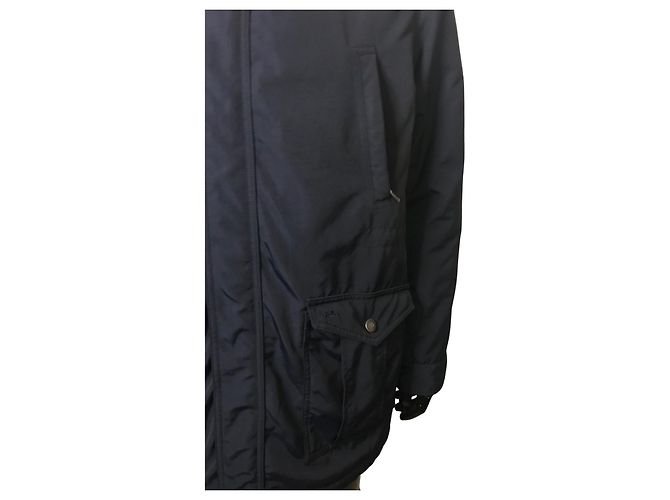 Bruno Saint Hilaire Parka blu navy di Saint Hilaire - vista 4